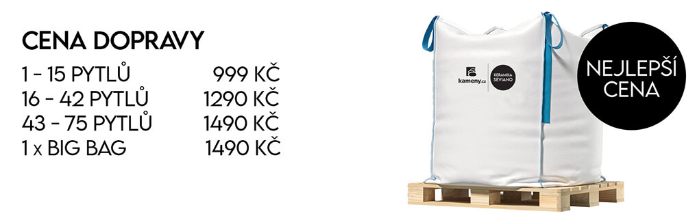 okrasný štěrk na záhony